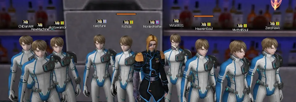 An early photo of the clan, circa 2011.