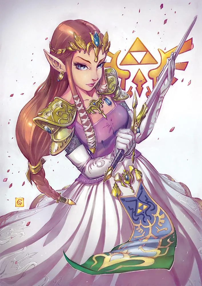 Princess Zelda artwork.