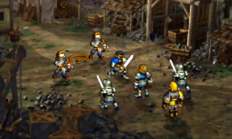 Dio defending Magnus in Ogre Battle 64.
