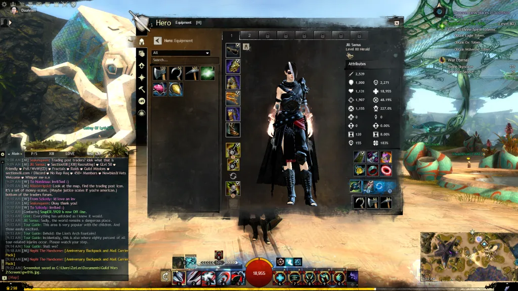 Jill Samus in Guild Wars 2.