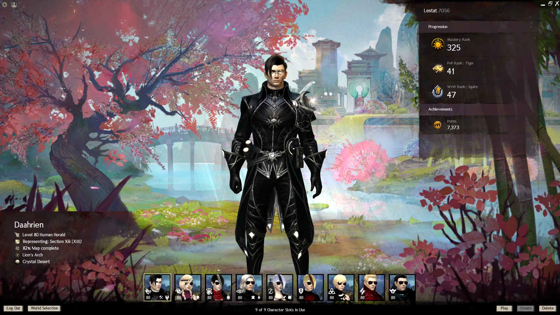 Switching the gender of my main character in Guild Wars 2.